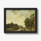 View of the Houtmarkt, Amsterdam by Hendrik Keun - thumbnail_1_bf_66fdc5798213847b6f357af5